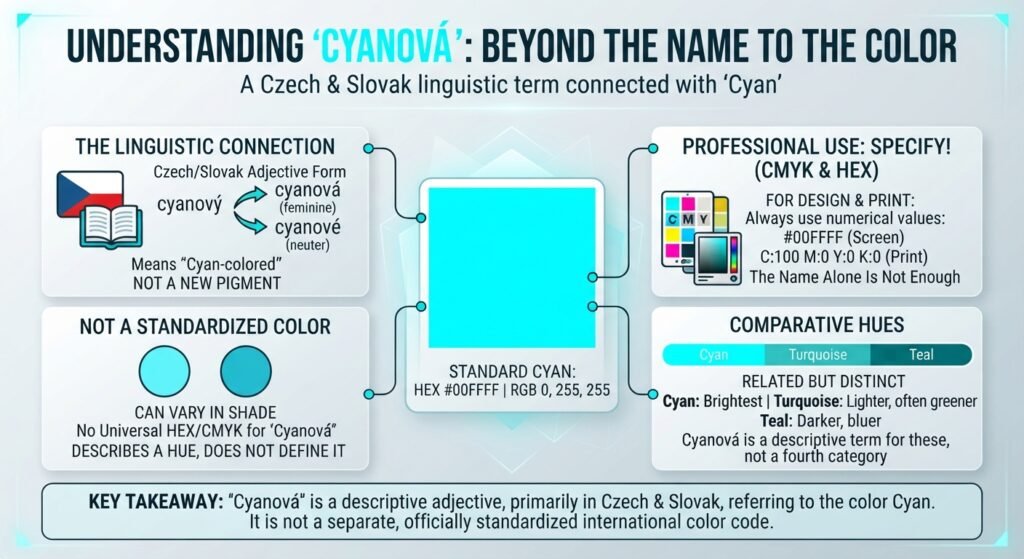 Cyanová