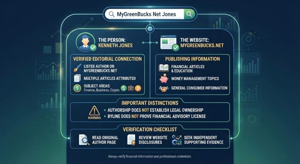 MyGreenBucks Net Jones